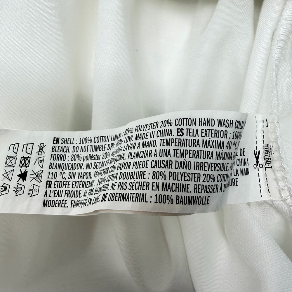 Tuckernuck Pomander Place Ella Classic Everyday Shirt Dress White Size XL - Picture 9 of 9